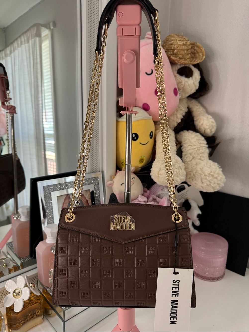 Steve Madden Brown Crossbody Bag NWT